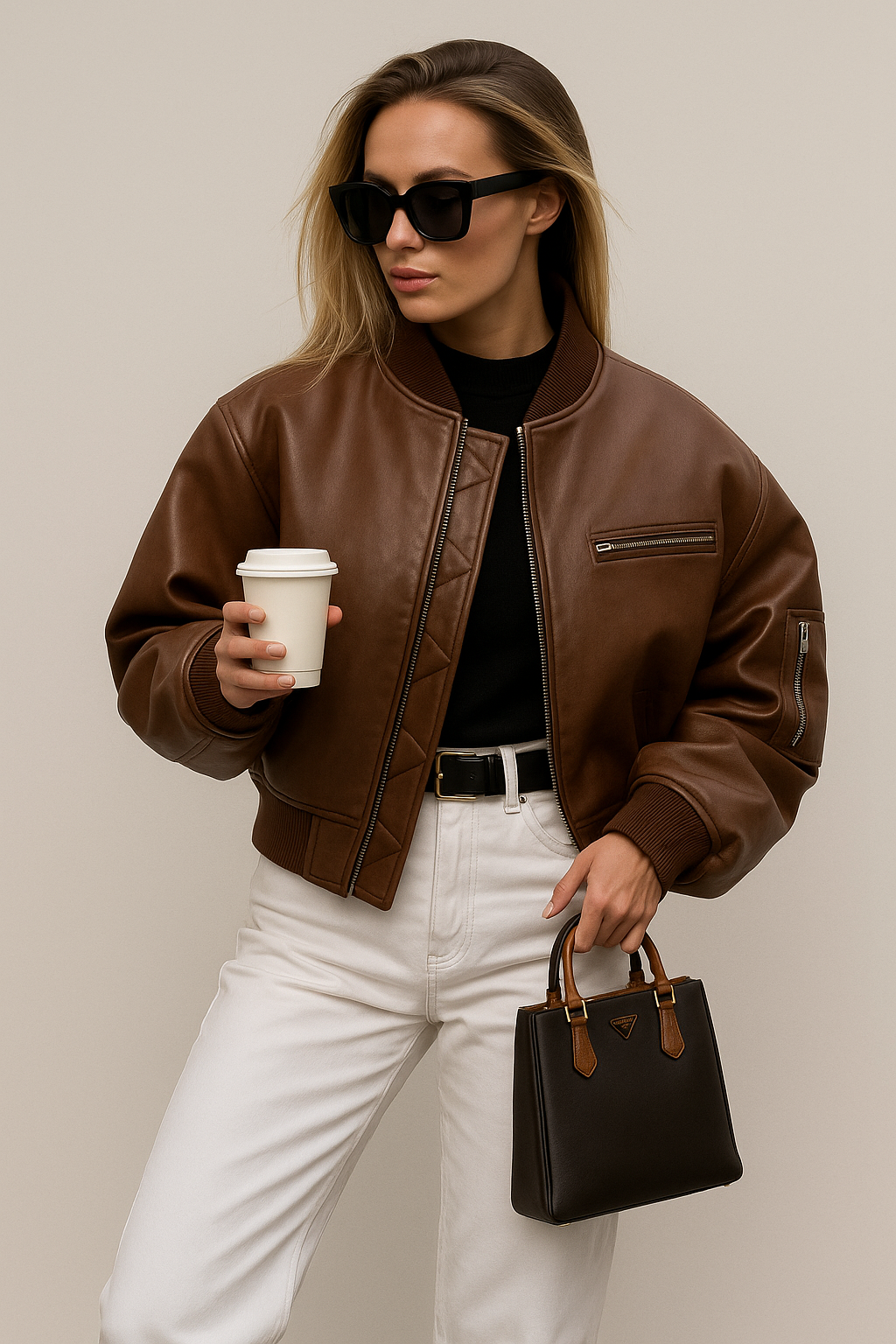 Damenjacke Vintage Kurz Retro Stil