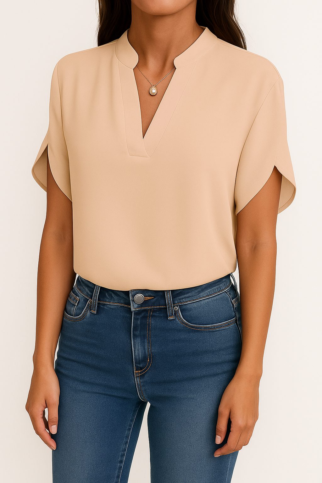 Damenbluse Polyester – Elegante Bluse für Festliche Anlässe