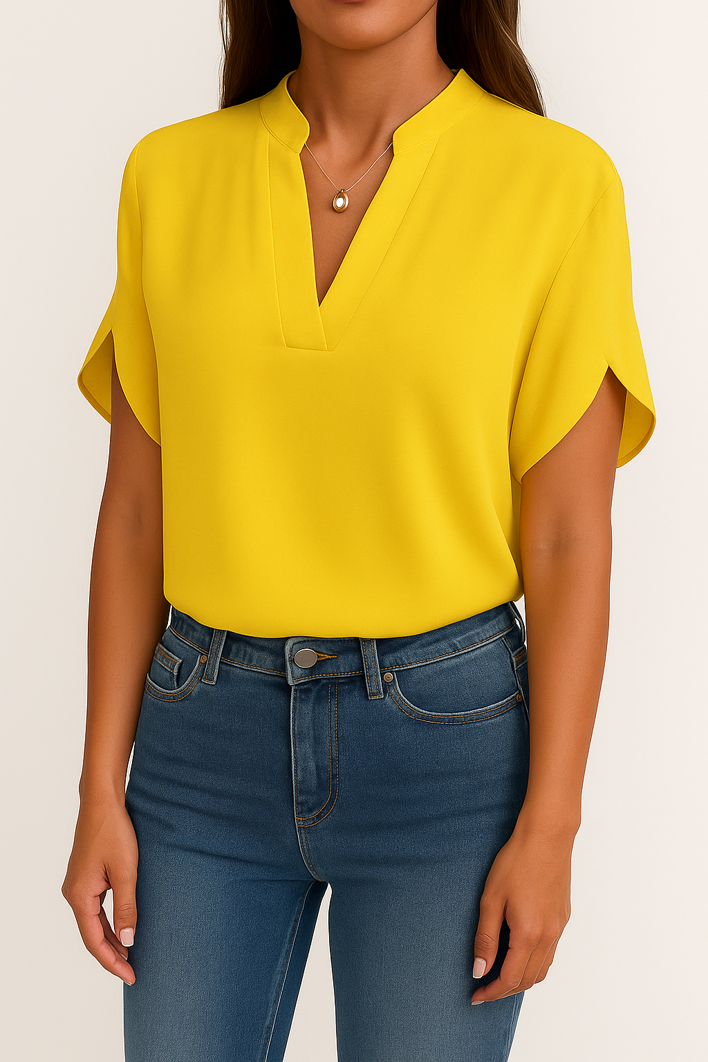 Damenbluse Polyester – Elegante Bluse für Festliche Anlässe
