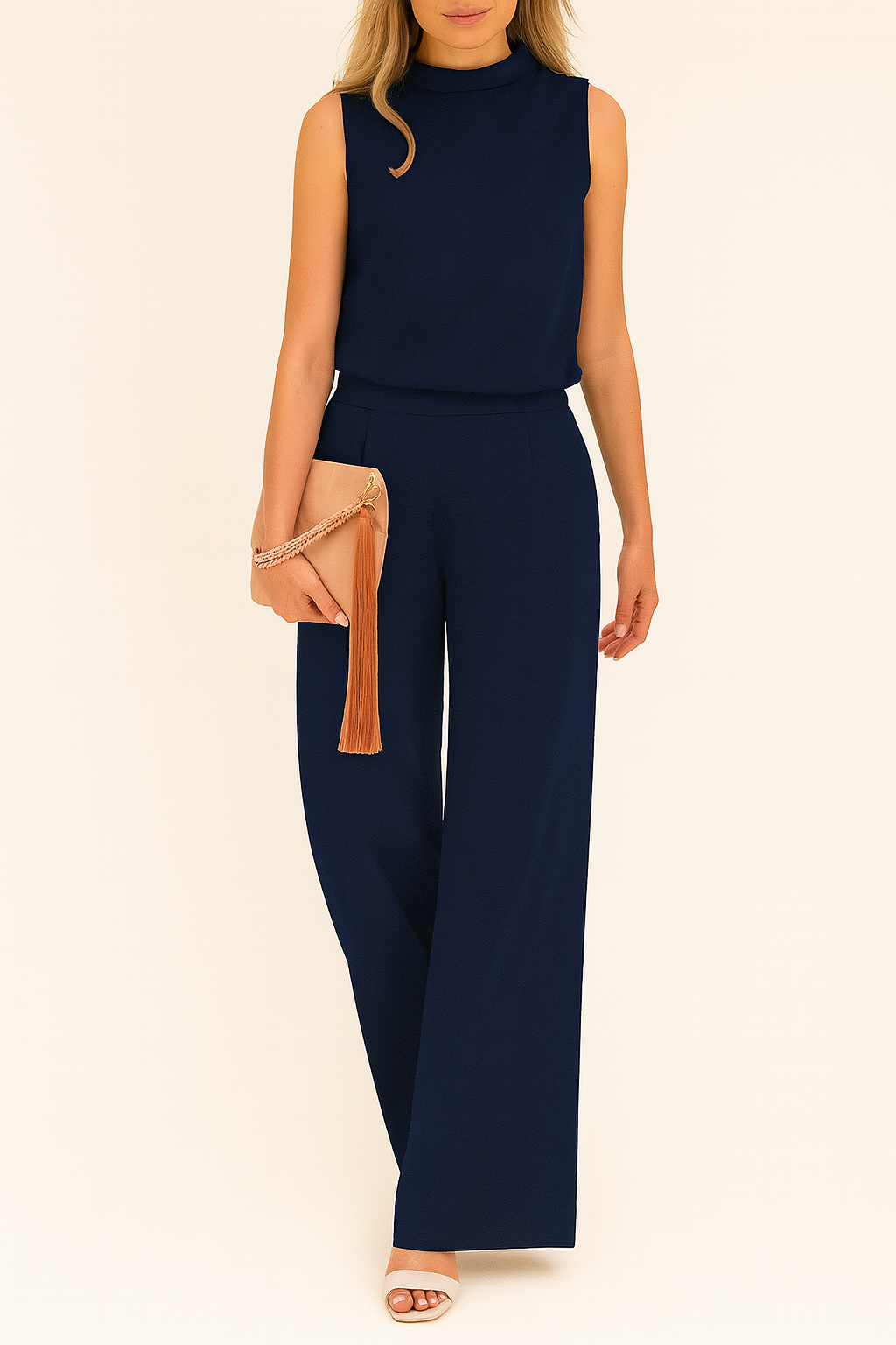 Damen Jumpsuit Baumwolle Elegant Festlich Sommer